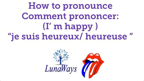 happy traduction|how to pronounce heureux.